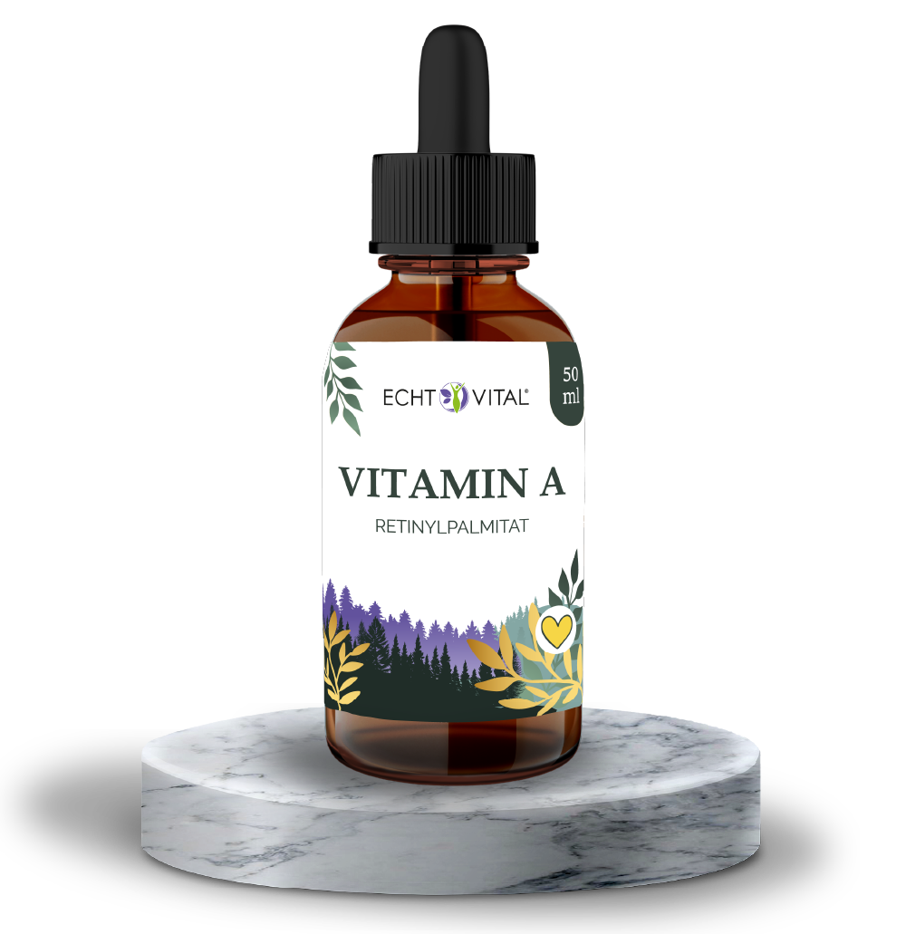 Vitamin A natürlich Tropfen - ECHT VITAL Premium Qualität